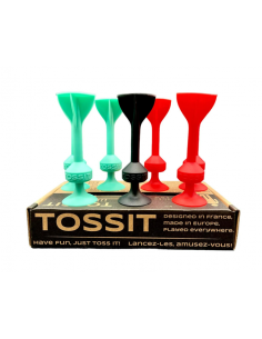 Tossit 7 dardos silicona Starter Rojo y Cyan