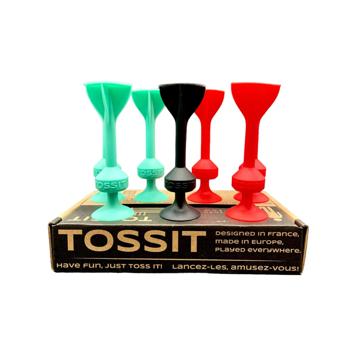 Tossit 7 dardos silicona Starter Rojo y Cyan