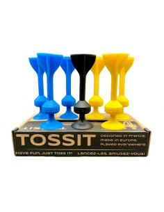 Tossit 7 dardos silicona Starter Azul y Amarillo