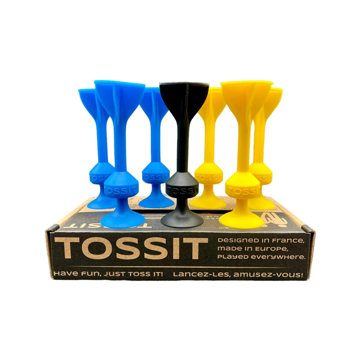 Tossit 7 dardos silicona Starter Azul y Amarillo
