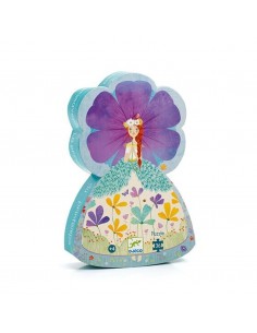 Puzle Silueta La Princesa de Primavera 36 Piezas