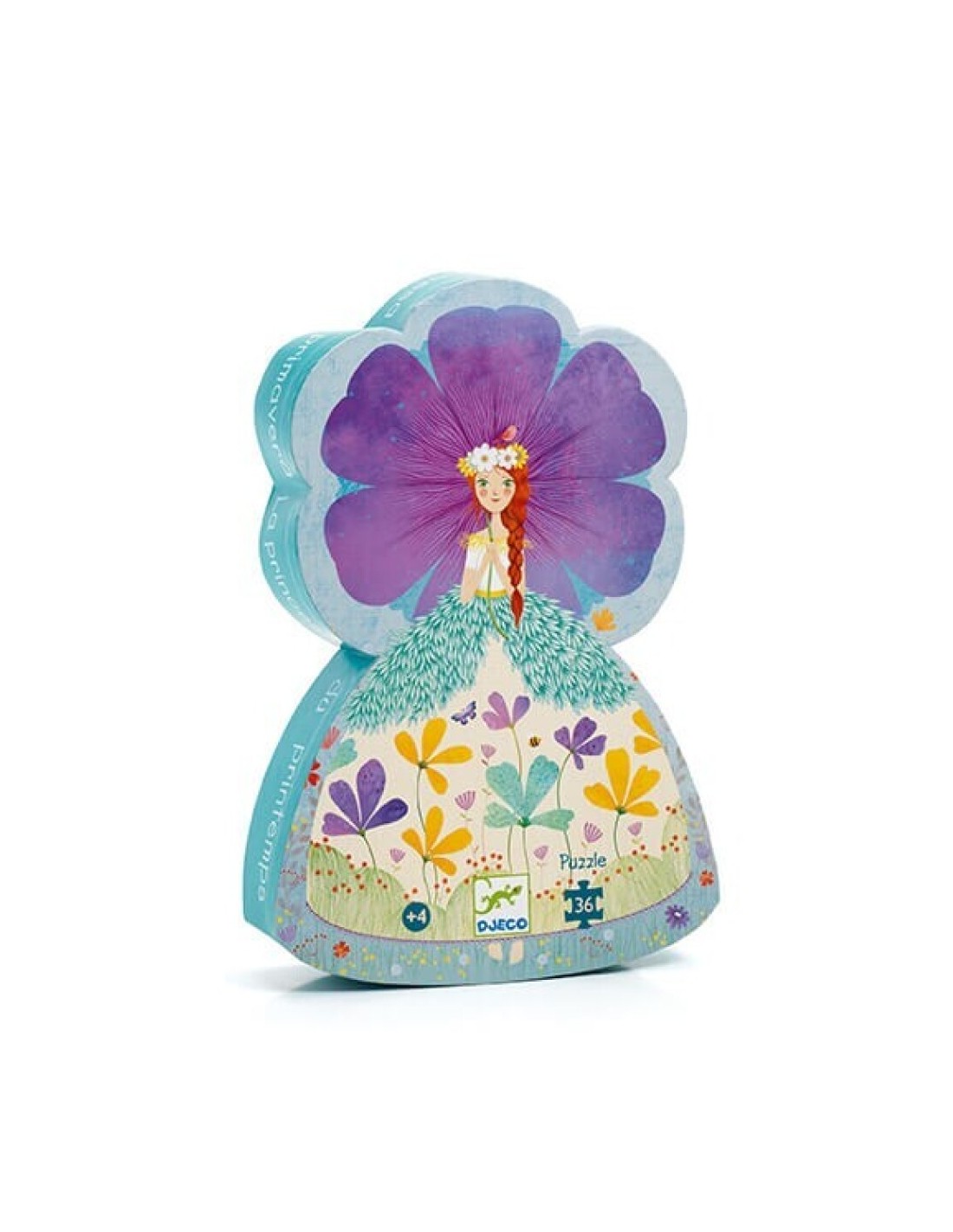 Puzle Silueta La Princesa de Primavera 36 Piezas
