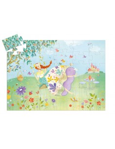 Puzle Silueta La Princesa de Primavera 36 Piezas 2