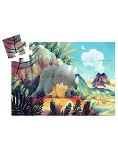 Puzle Silueta Teo el Dinosaurio 24 Piezas 2