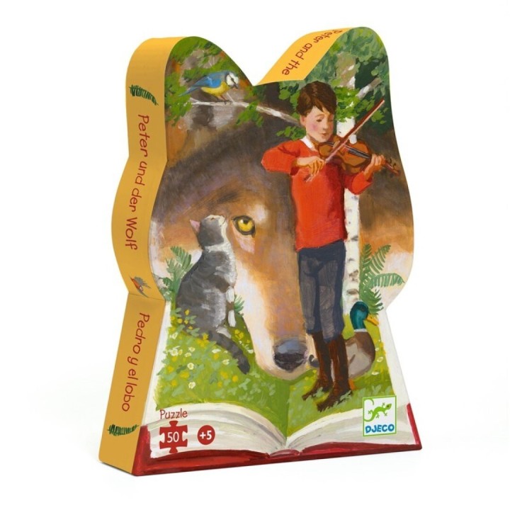 Puzle Silueta Pedro y el Lobo 50 Piezas