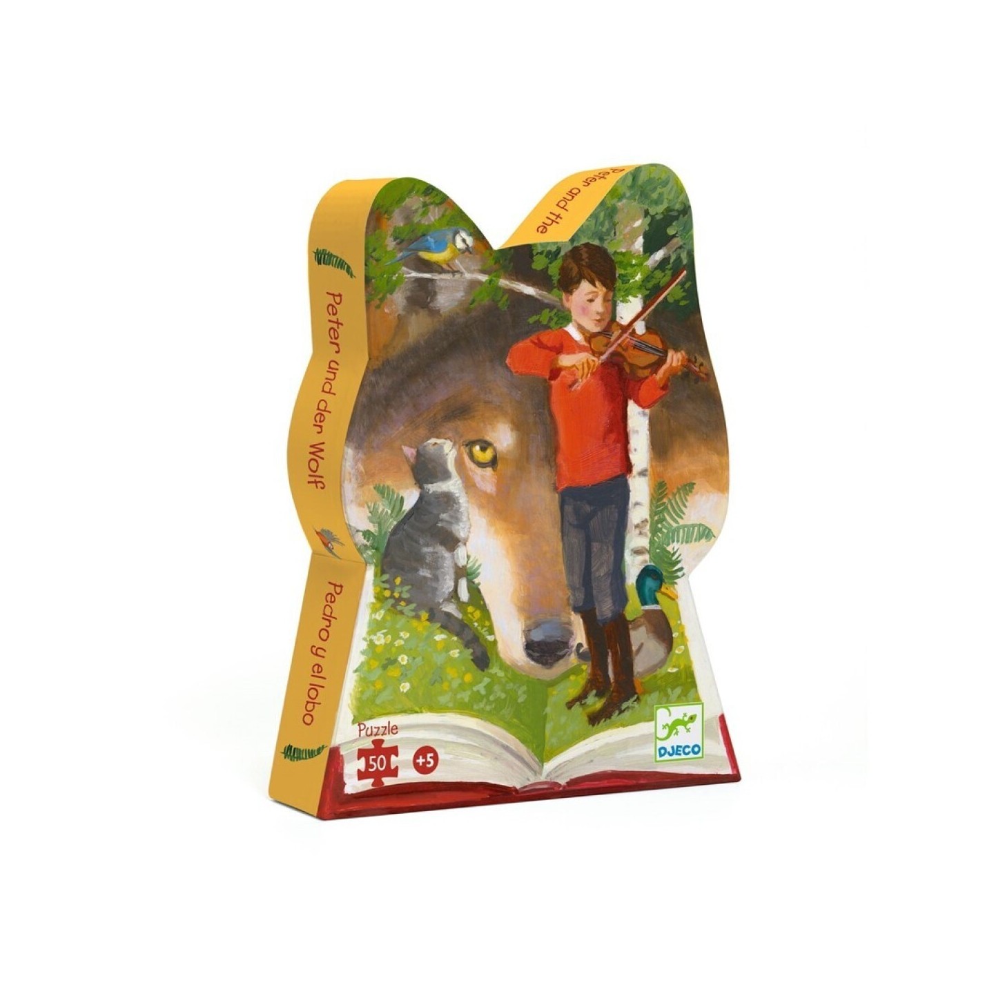 Puzle Silueta Pedro y el Lobo 50 Piezas