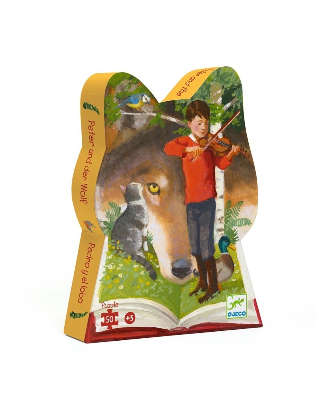 Puzle Silueta Pedro y el Lobo 50 Piezas