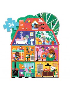 Puzle Gigante La casa de los amiguitos 36 Piezas 2