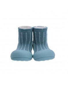 Attipas Algodón Orgánico Piping Blue