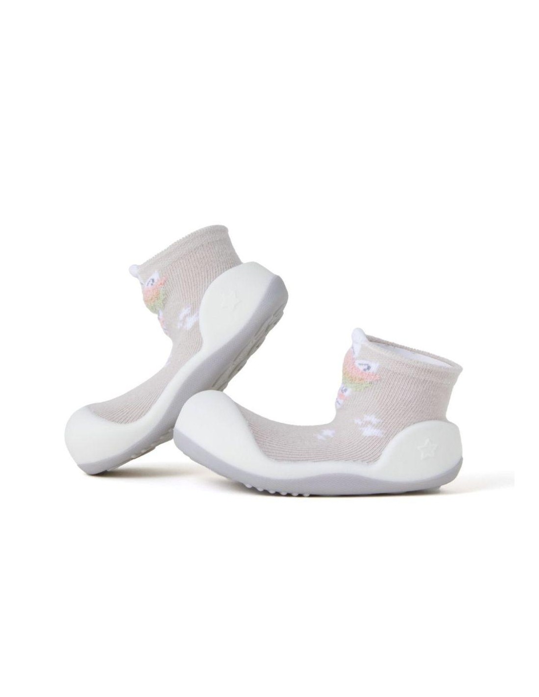 Attipas Algodón Orgánico Unicorn Grey