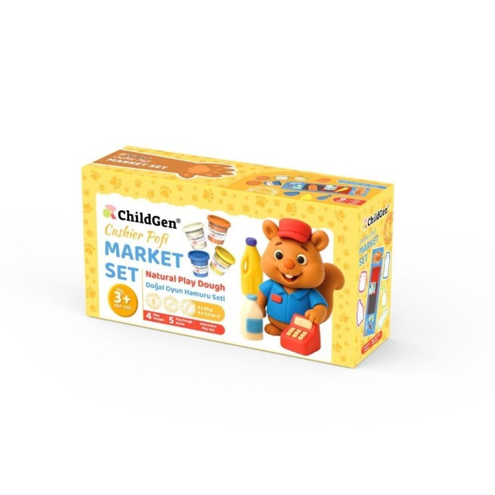 Plastilina Natural ChildGen - Set Mercado