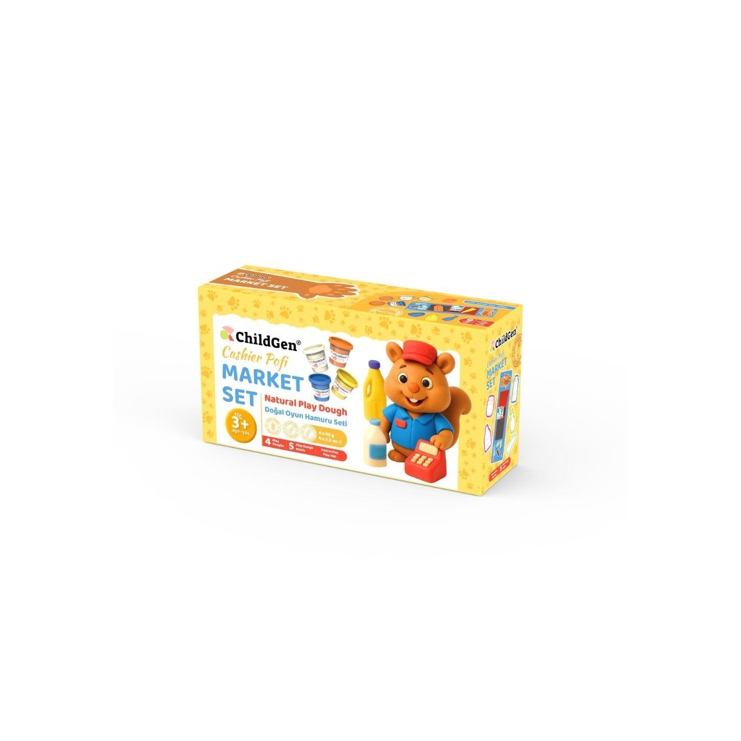Plastilina Natural ChildGen - Set Mercado