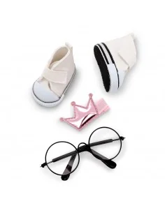 Conjunto Calzado y Complementos Gafas y Sneakers Beige