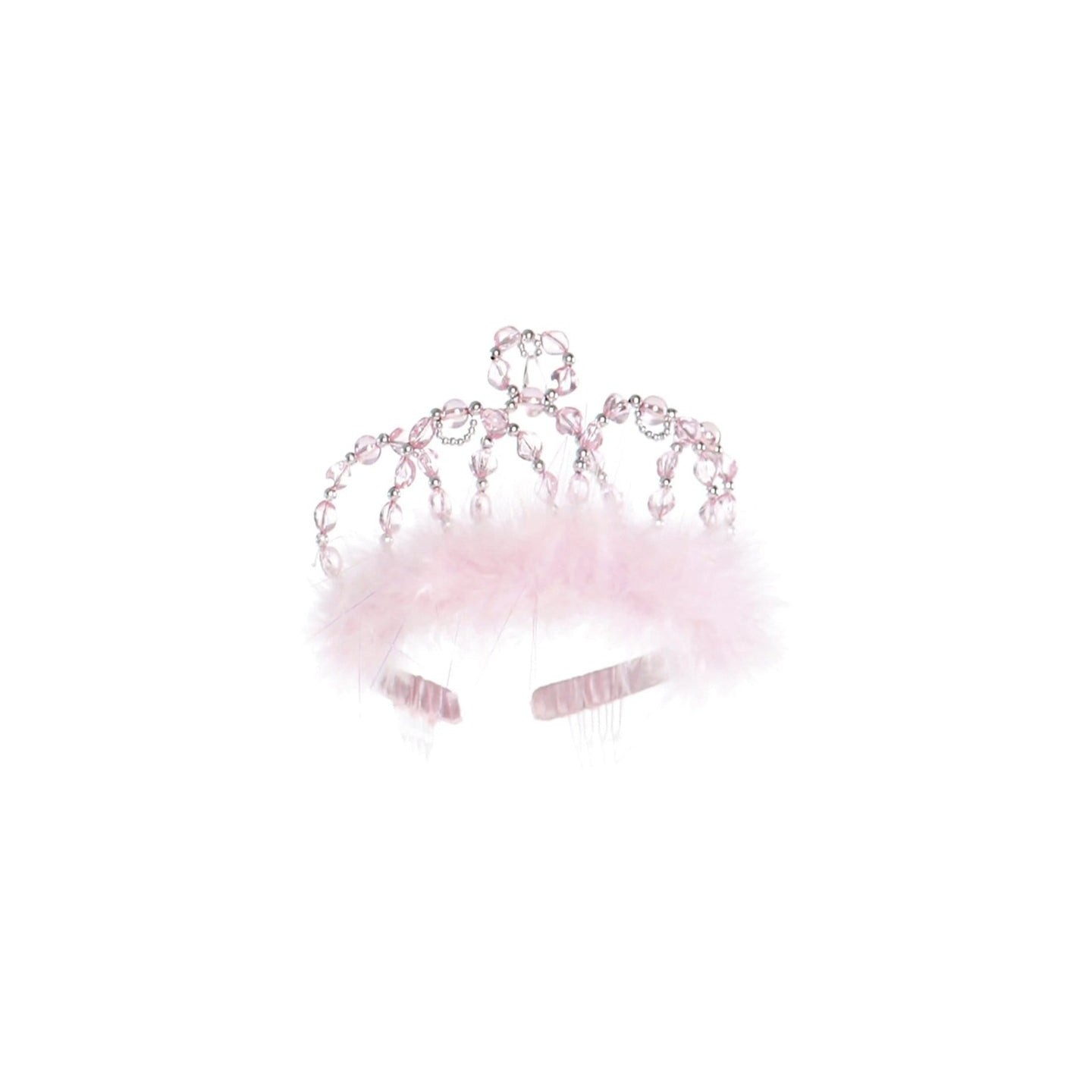 Diadema Princesa Rosa/Plata