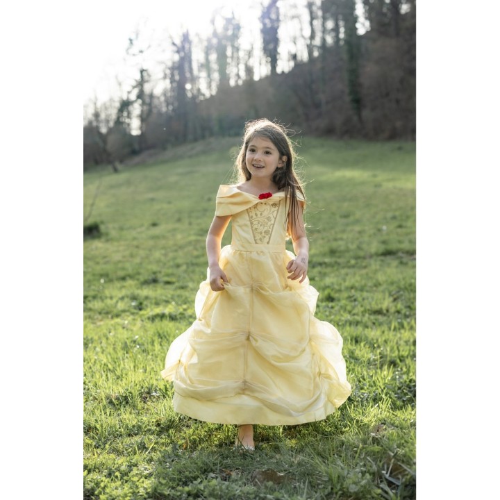 Vestido Princesa "Erase una Vez" Amarillo