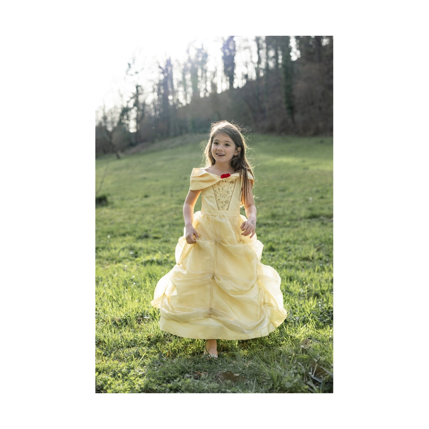 Vestido Princesa "Erase una Vez" Amarillo