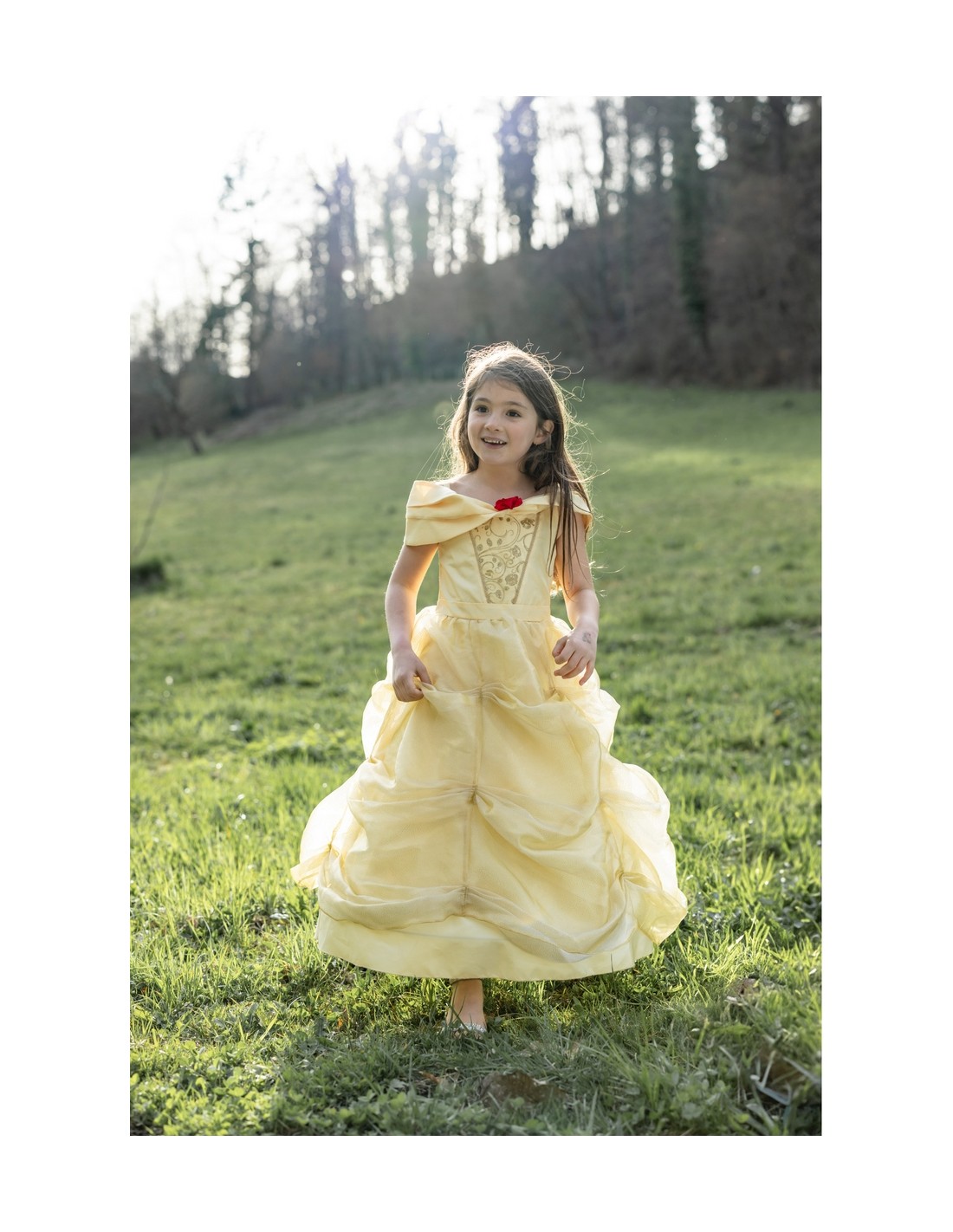 Vestido Princesa "Erase una Vez" Amarillo