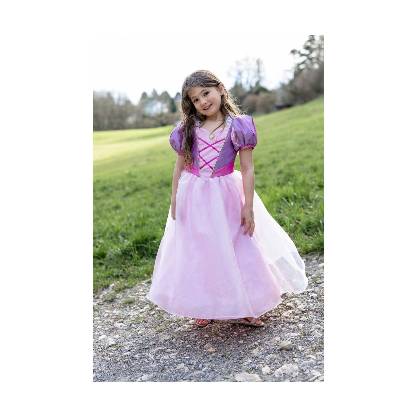 Vestido Princesa "Erase una Vez" Lila