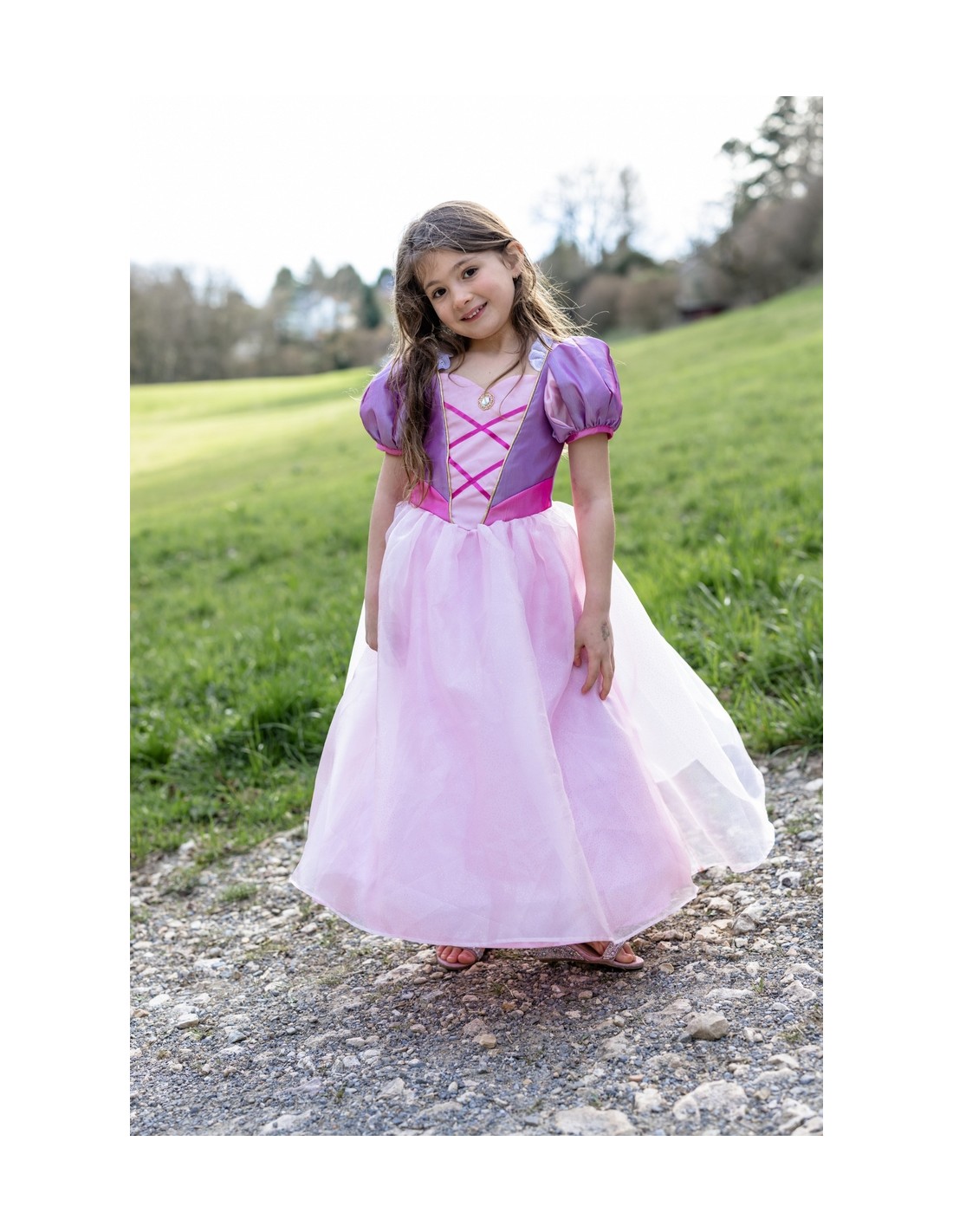 Vestido Princesa "Erase una Vez" Lila