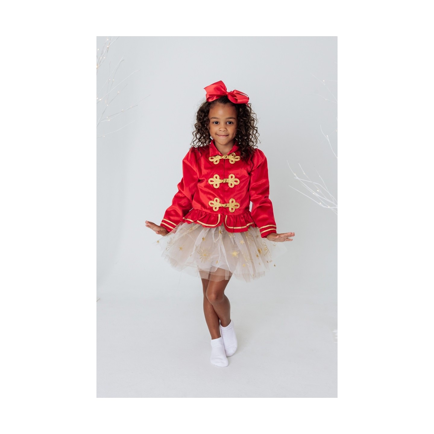 Tutu Estrellas Doradas 4-6 Años