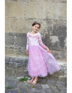Vestido de Princesa Terciopelo Bella Durmiente