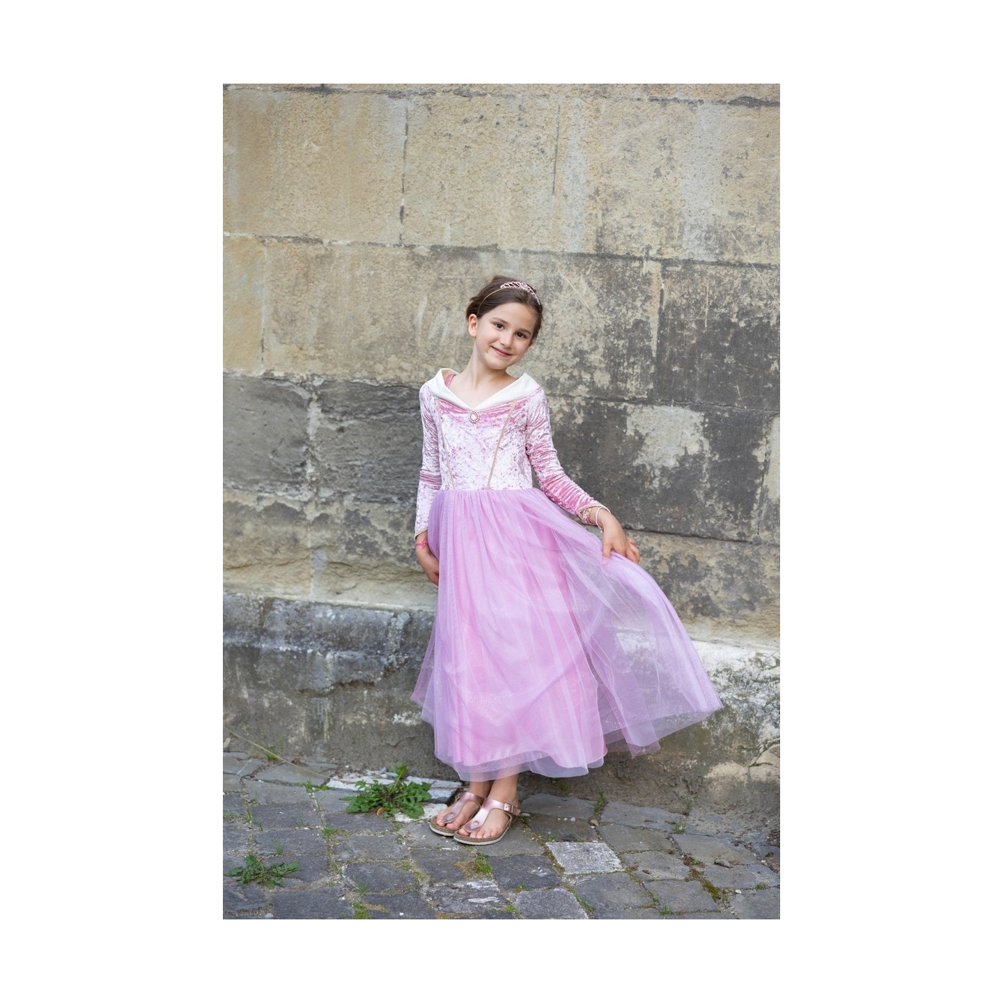 Vestido de Princesa Terciopelo Bella Durmiente
