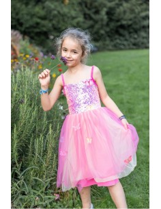 Vestido de Mariposa Rosa