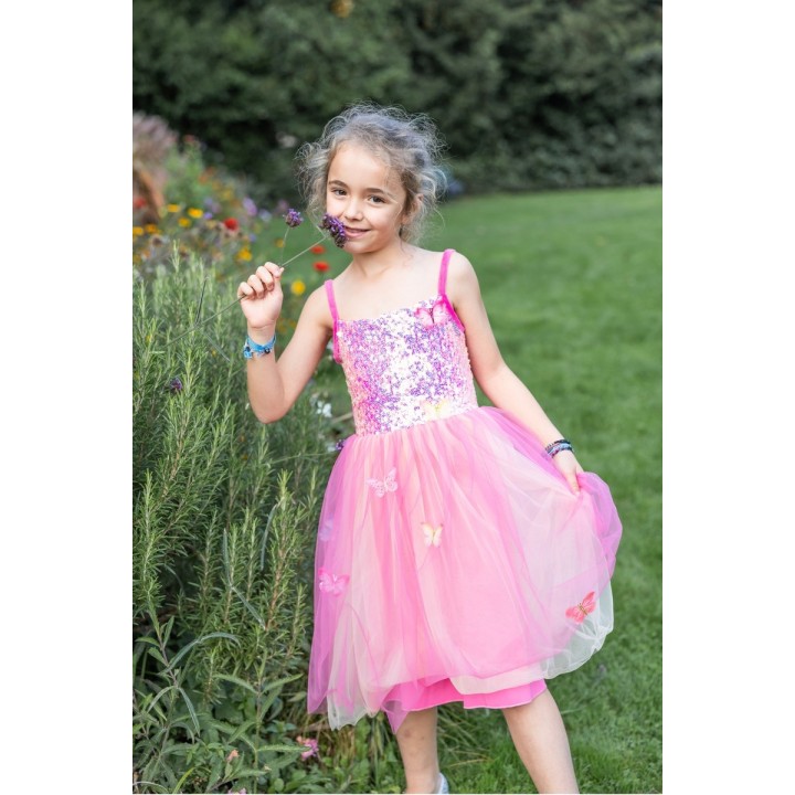 Vestido de Mariposa Rosa
