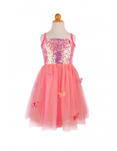 Vestido de Mariposa Rosa 2