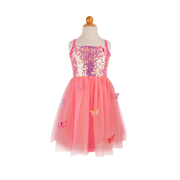Vestido de Mariposa Rosa