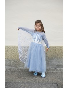 Vestido de Princesa de Invierno Azul