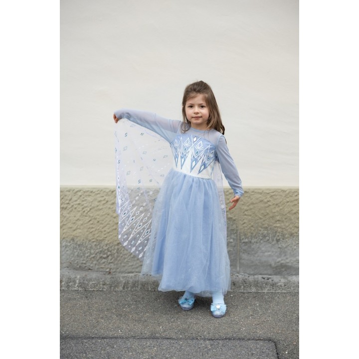 Vestido de Princesa de Invierno Azul