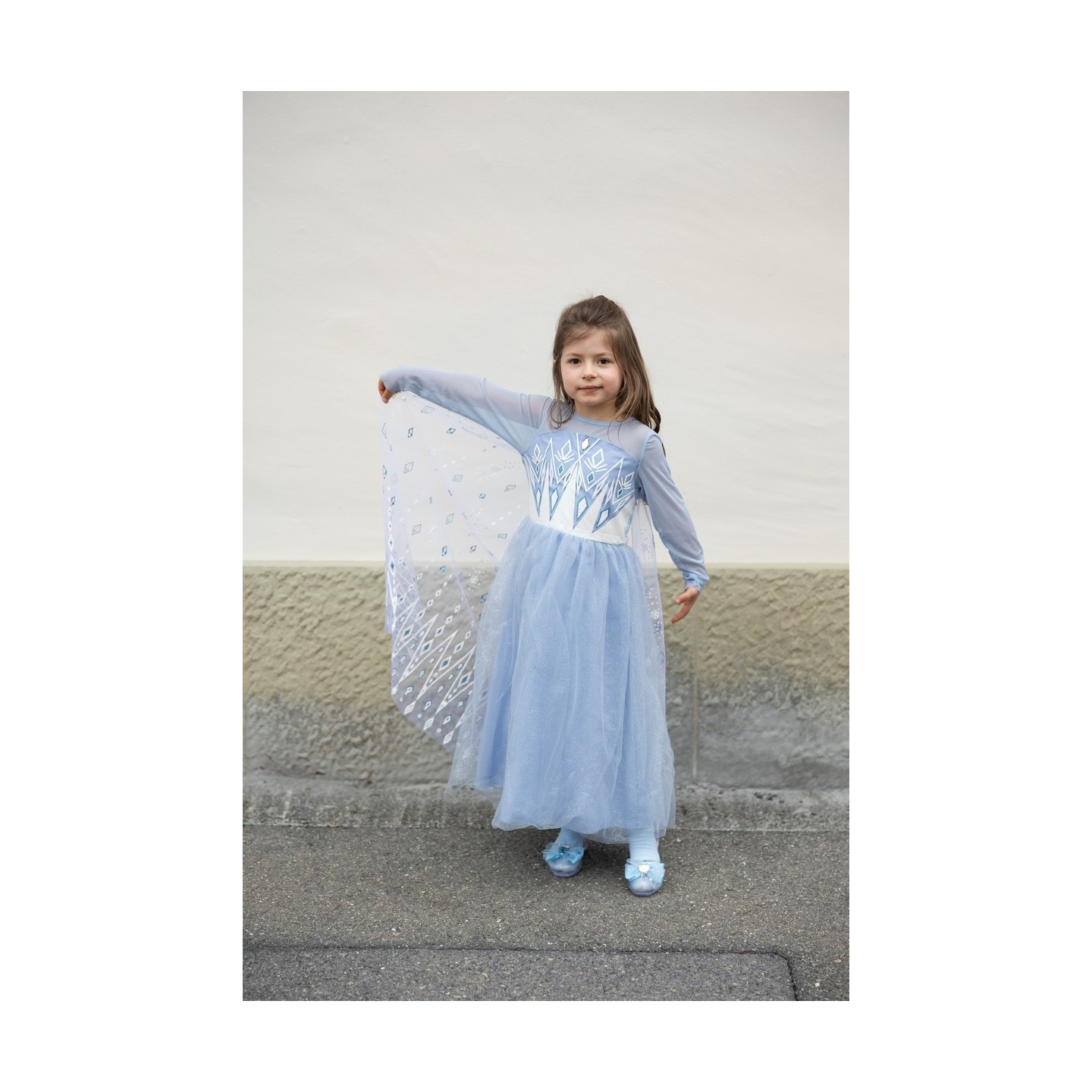 Vestido de Princesa de Invierno Azul