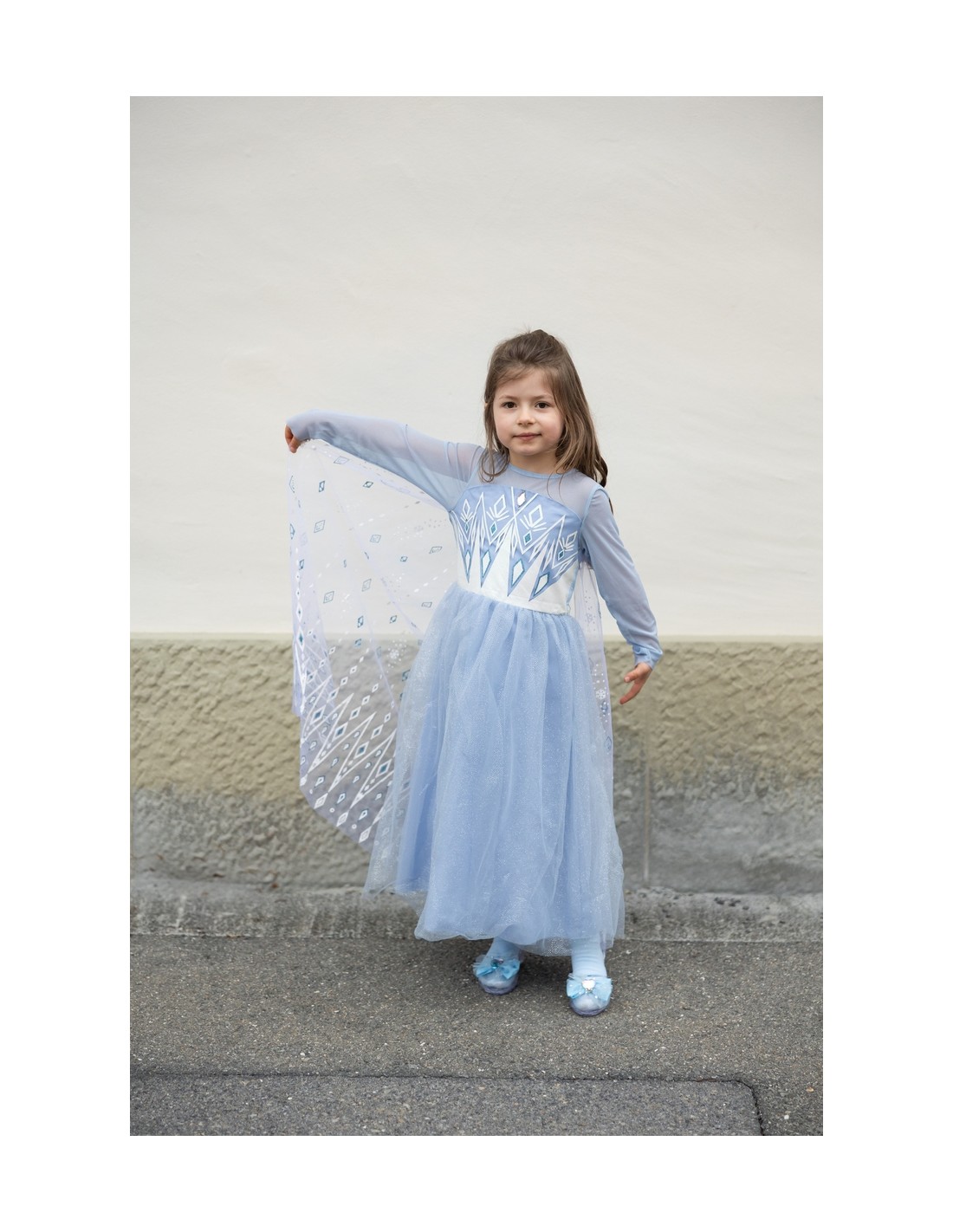 Vestido de Princesa de Invierno Azul