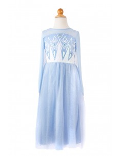 Vestido de Princesa de Invierno Azul 2