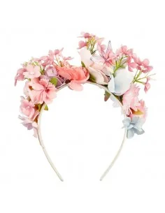 Diadema Gabi Flores y Mariposas