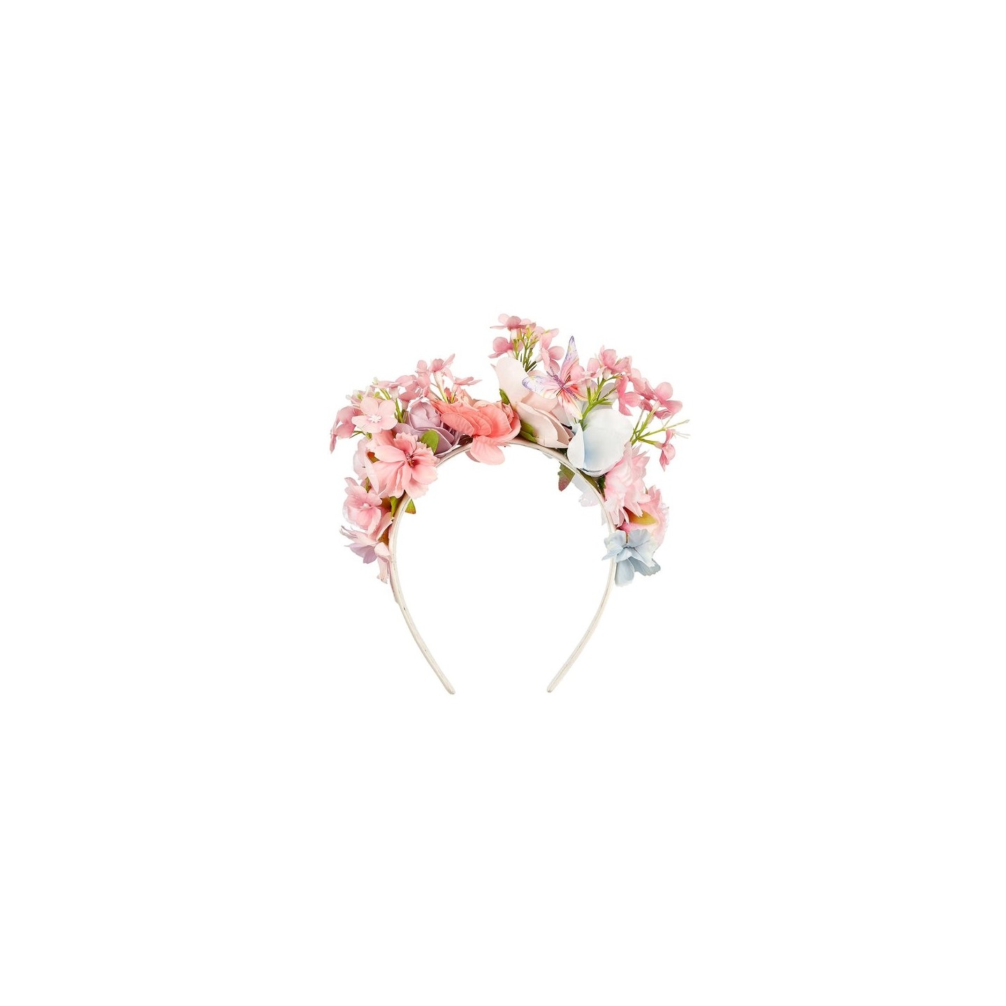 Diadema Gabi Flores y Mariposas