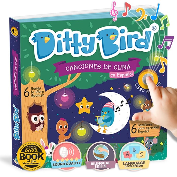 Libro Juego canta en Español Ditty Bird CANCIONES DE CUNA