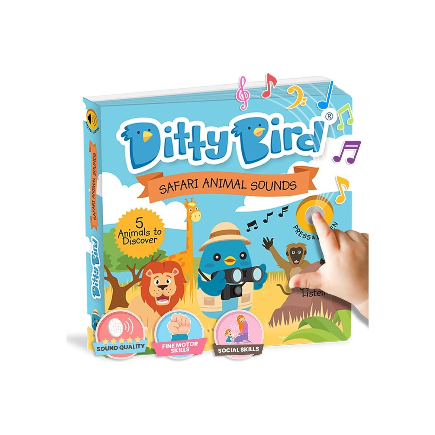 Libro Juego en Inglés Ditty Bird SONIDOS DE ANIMALES