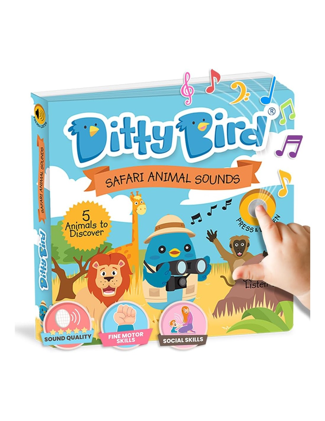 Libro Juego en Inglés Ditty Bird SONIDOS DE ANIMALES