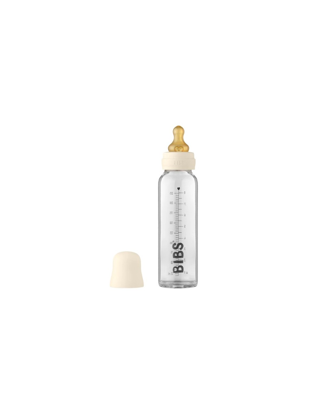 Biberón Cristal BIBS Ivory 225ml