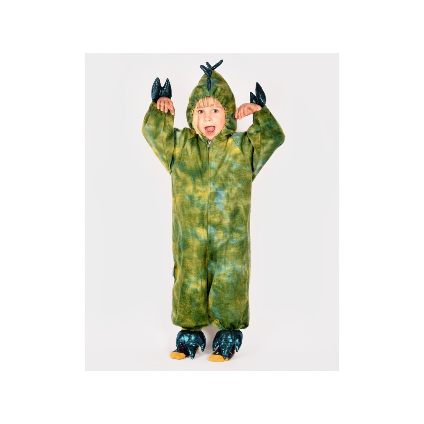 Disfraz Dino Verde 3-4 años