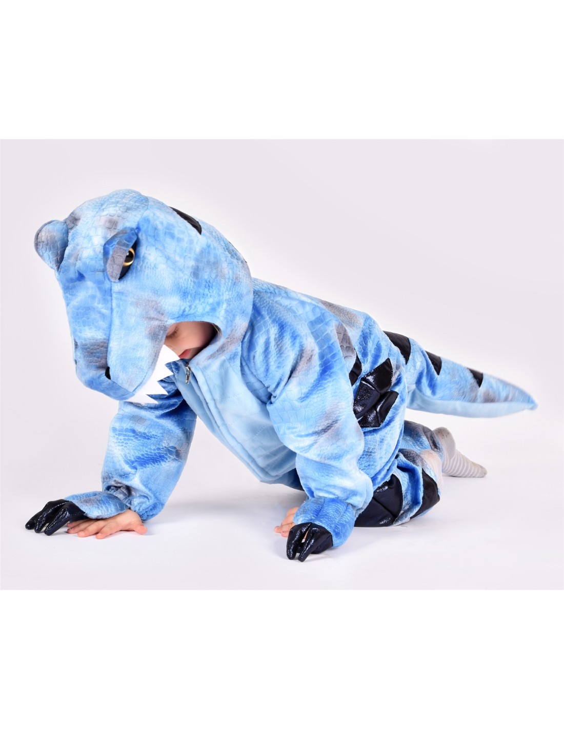 Disfraz Dino Azul 3-4 años