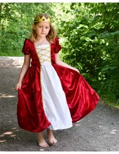 Disfraz Princesa Rojo 2-4 años