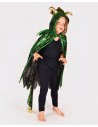 Capa Dinosaurio Verde 3-8 Años