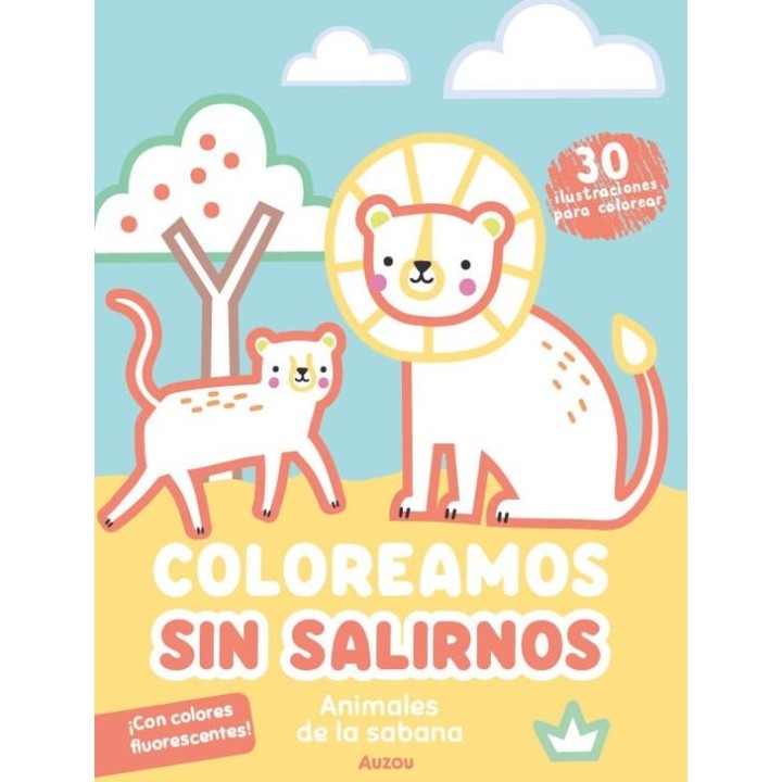 Coloreamos sin salirnos. Animales de la Sabana