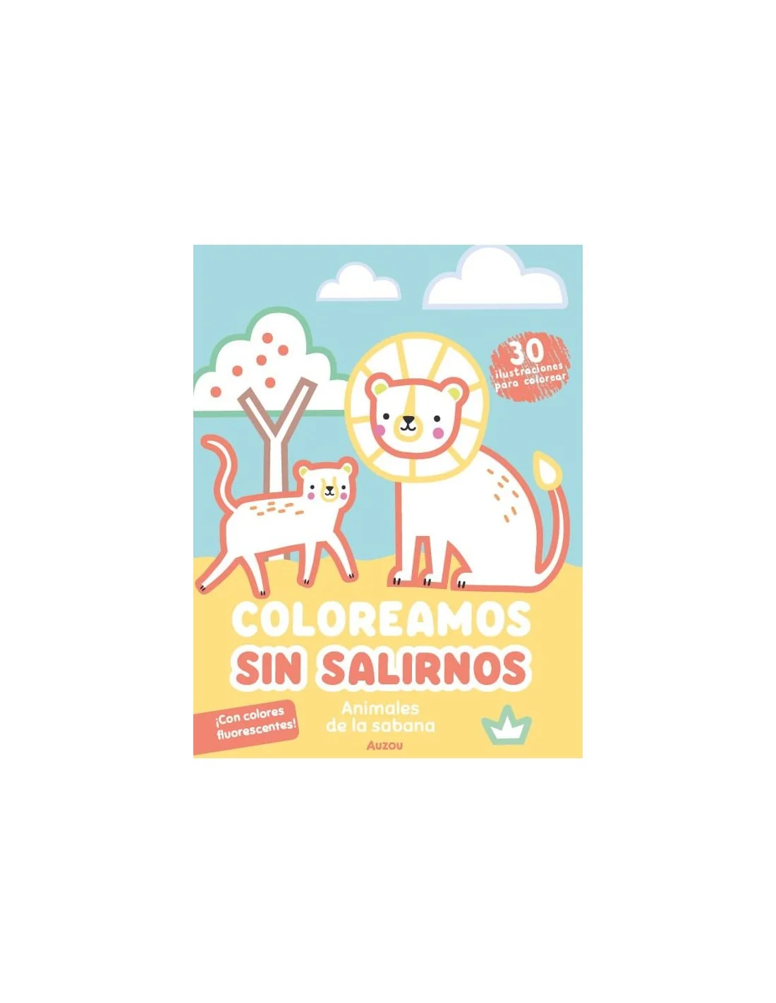 Coloreamos sin salirnos. Animales de la Sabana