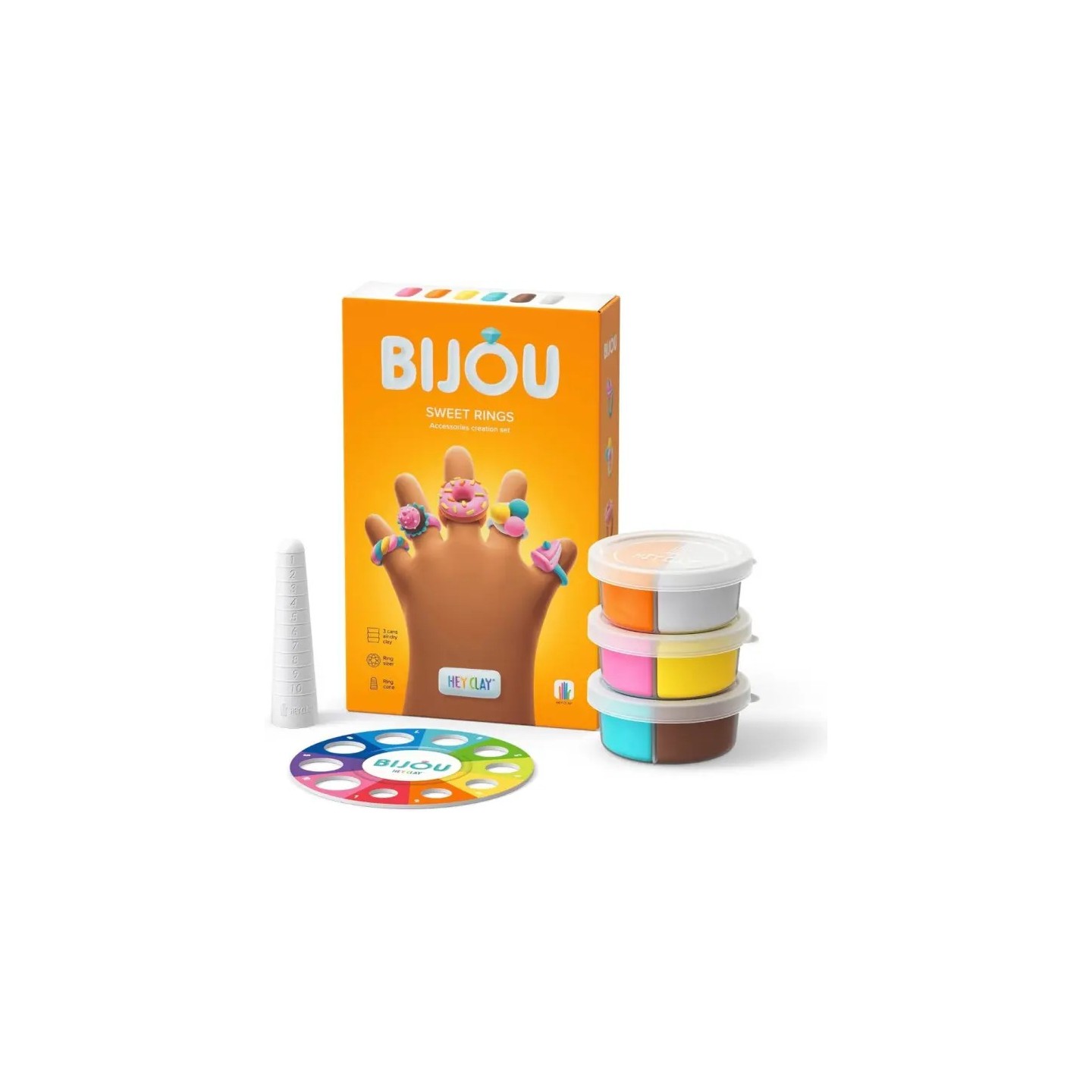 Hey Clay Anillos Dulces Set 3
