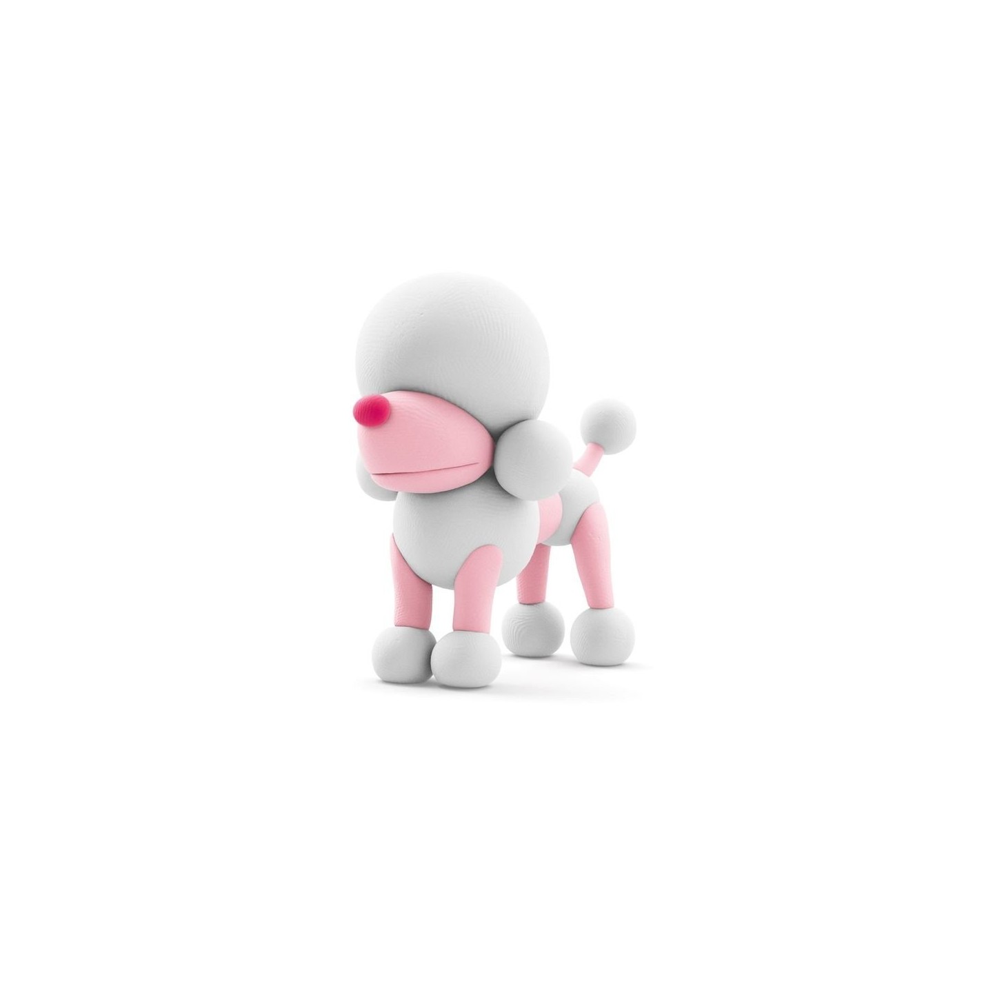 Hey Clay Cachorro Caniche Set 3