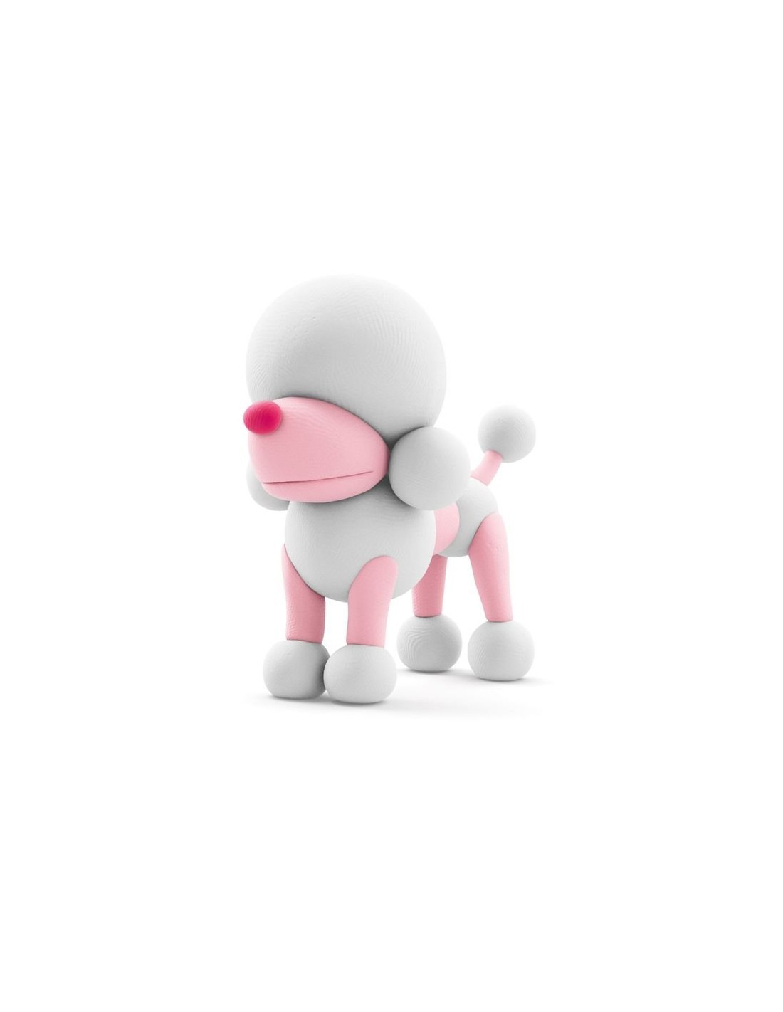 Hey Clay Cachorro Caniche Set 3